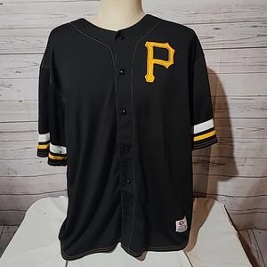 Men's Button Down Pittsburgh Pirates Jersey